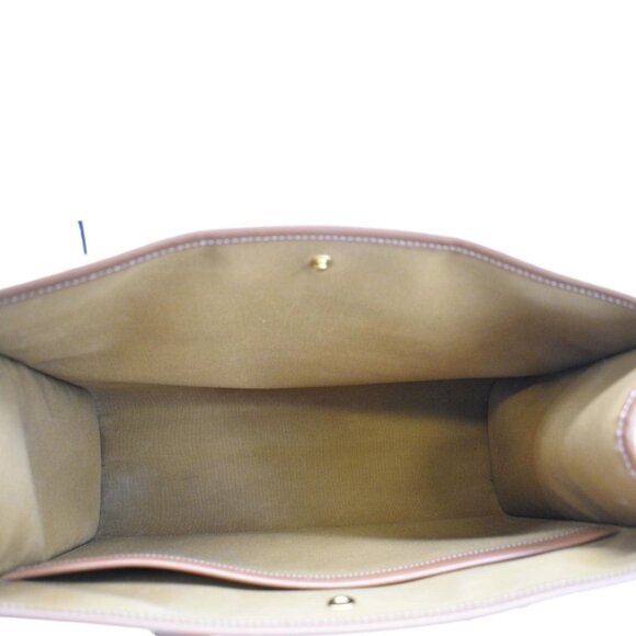 Celine  Horizontal Cabas Triomphe Canvas Tote Cream - Picture 11 of 13